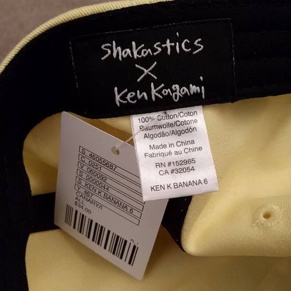 NWT Shakastics x Ken Kagami grumpy 🍌 banana hat - Picture 7 of 7